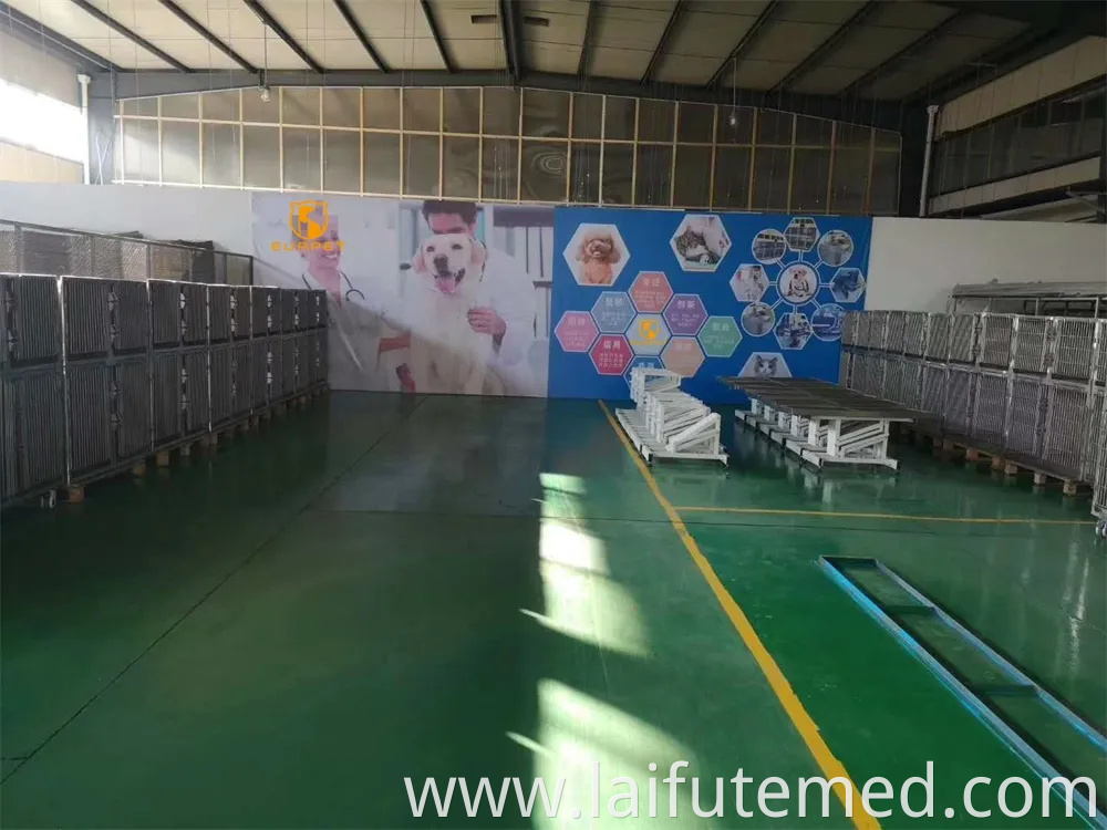 Vet Animal Stainless Steel ICU Oxygen Dog Cage